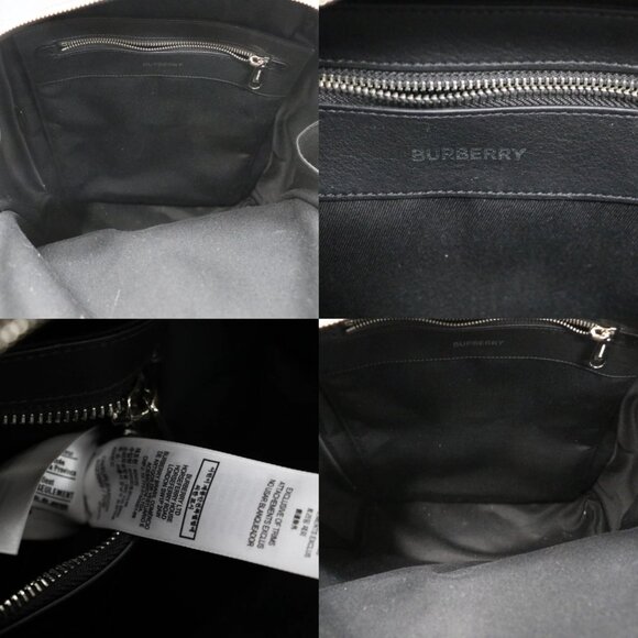 Burberry London Check Logo Rocco Backpack - Navy - Picture 14 of 14